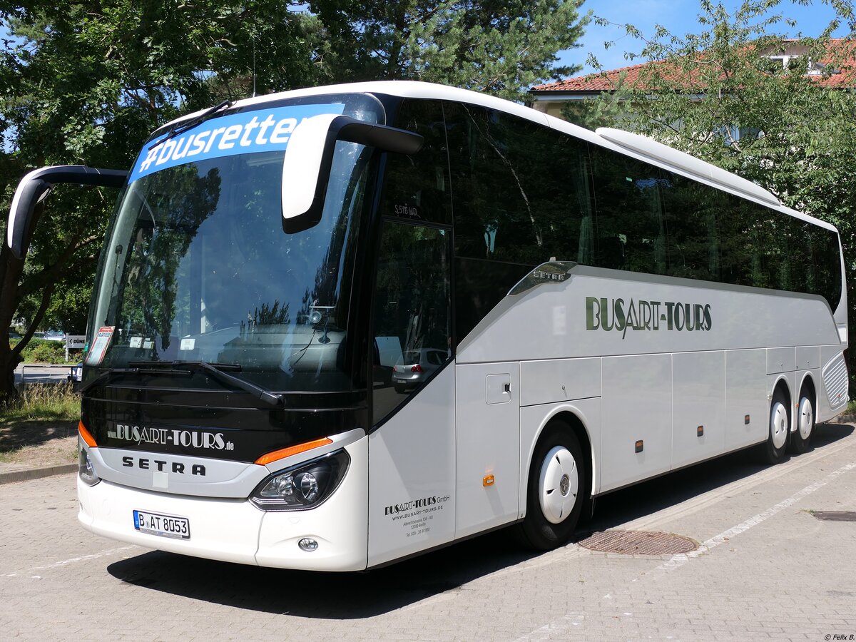 Setra 516 HD von BusArt aus Deutschland in Binz.