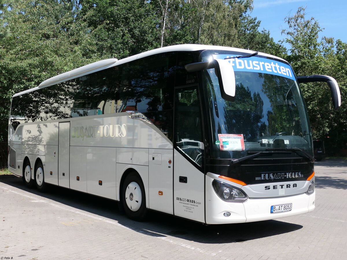 Setra 516 HD von BusArt aus Deutschland in Binz.