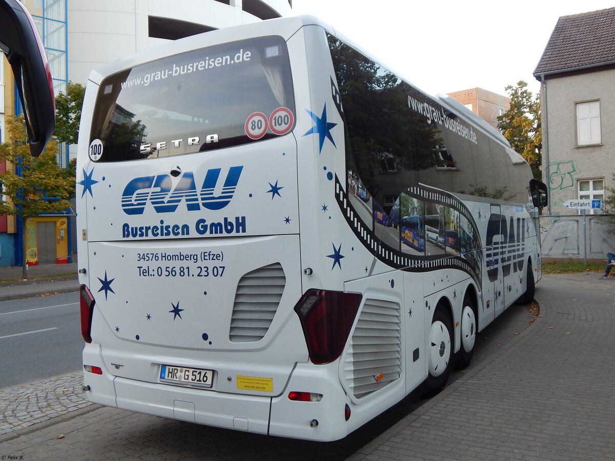 Setra 516 HD von Grau aus Deutschland in Neubrandenburg.