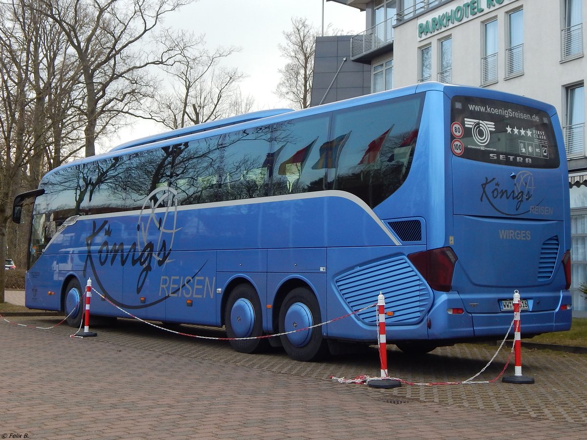 Setra 516 HD von König's Reisen aus Deutschland in Bergen.