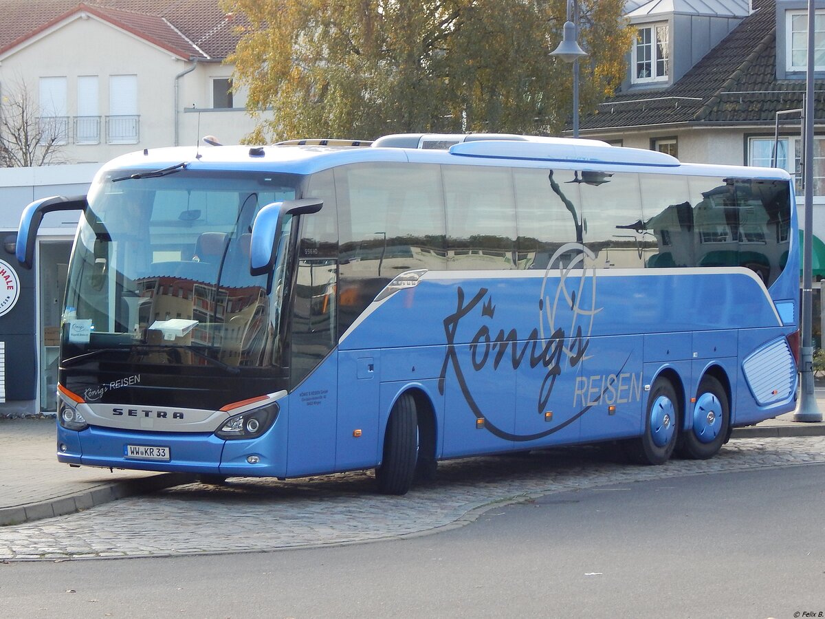 Setra 516 HD von König's Reisen aus Deutschland in Binz. 
