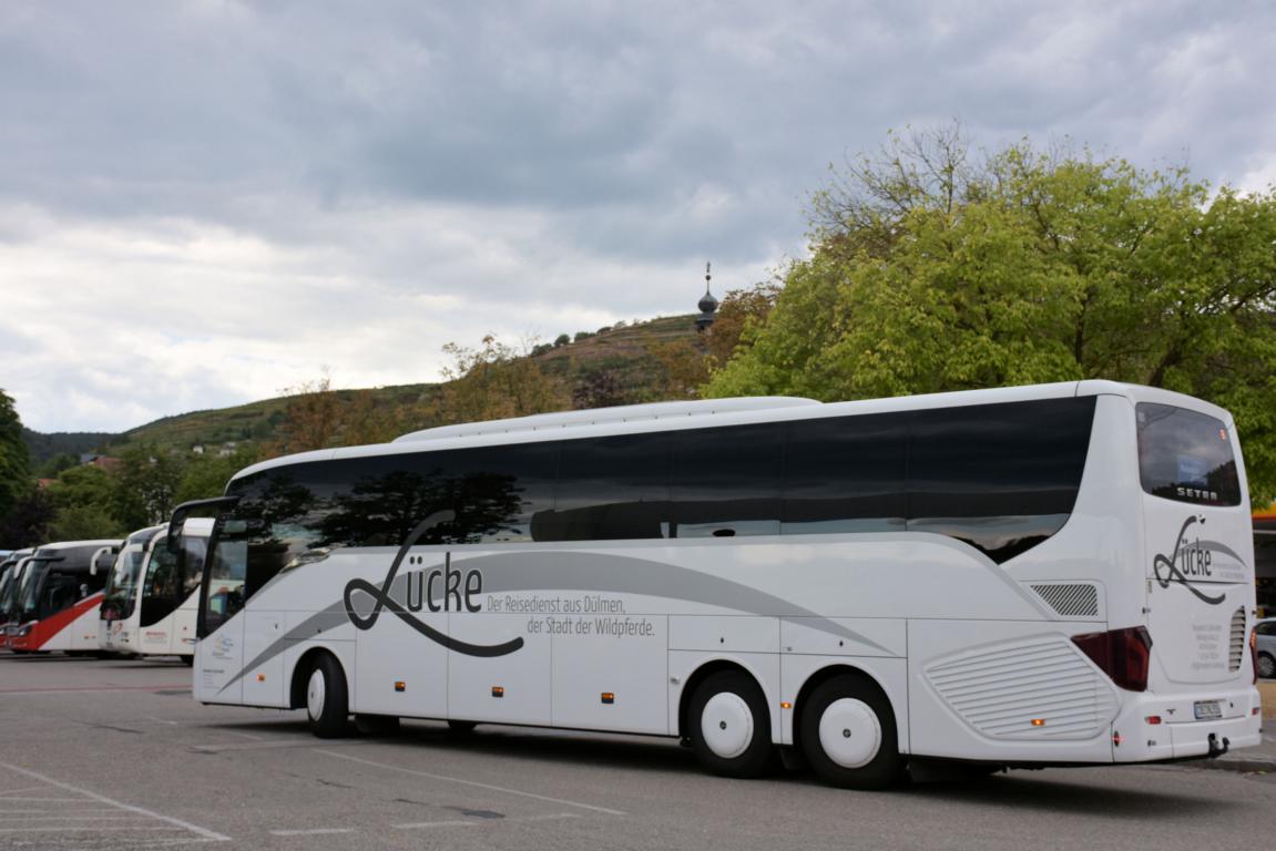 Setra 516 HD vom Reisedienst L�cke aus der BRD 07/2017 in Krems.