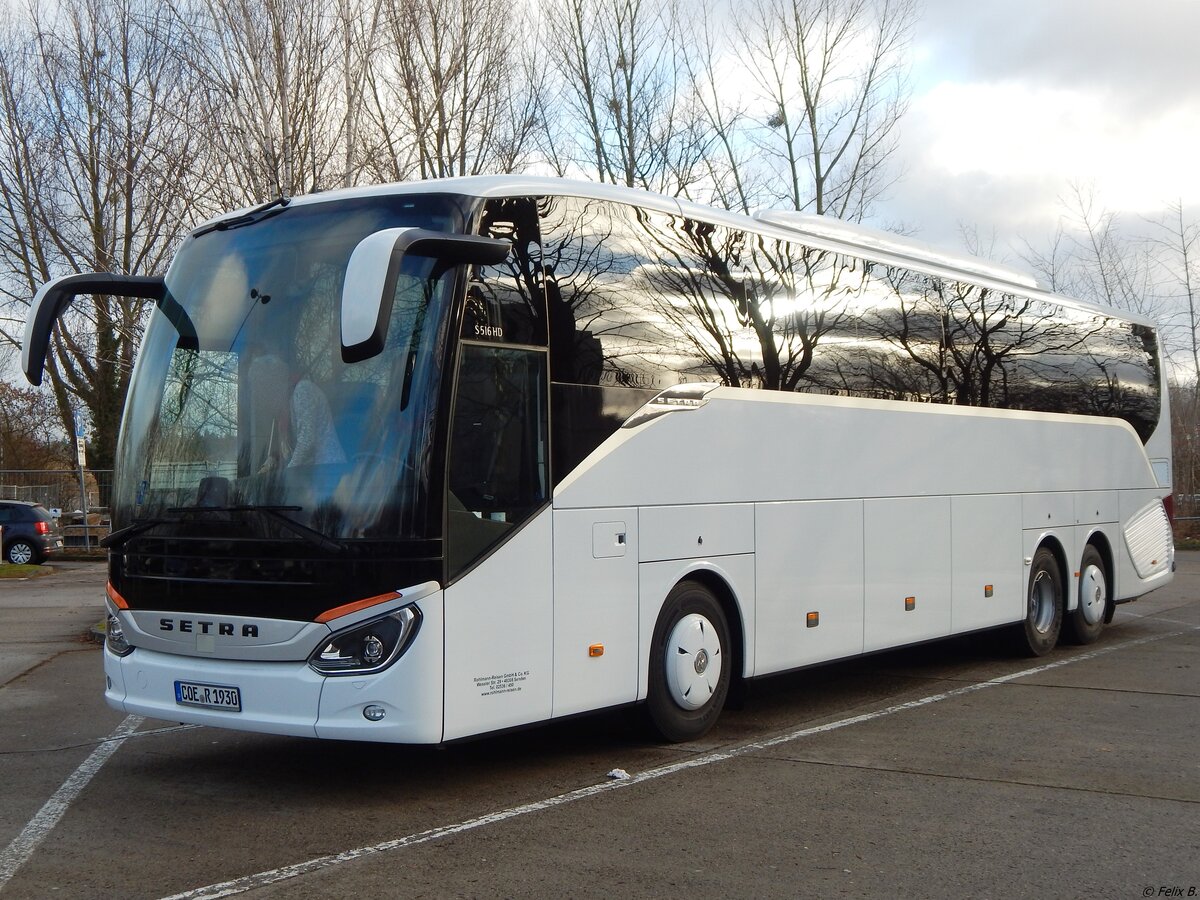 Setra 516 HD von Rohlmann-Reisen aus Deutschland in Neubrandenburg.