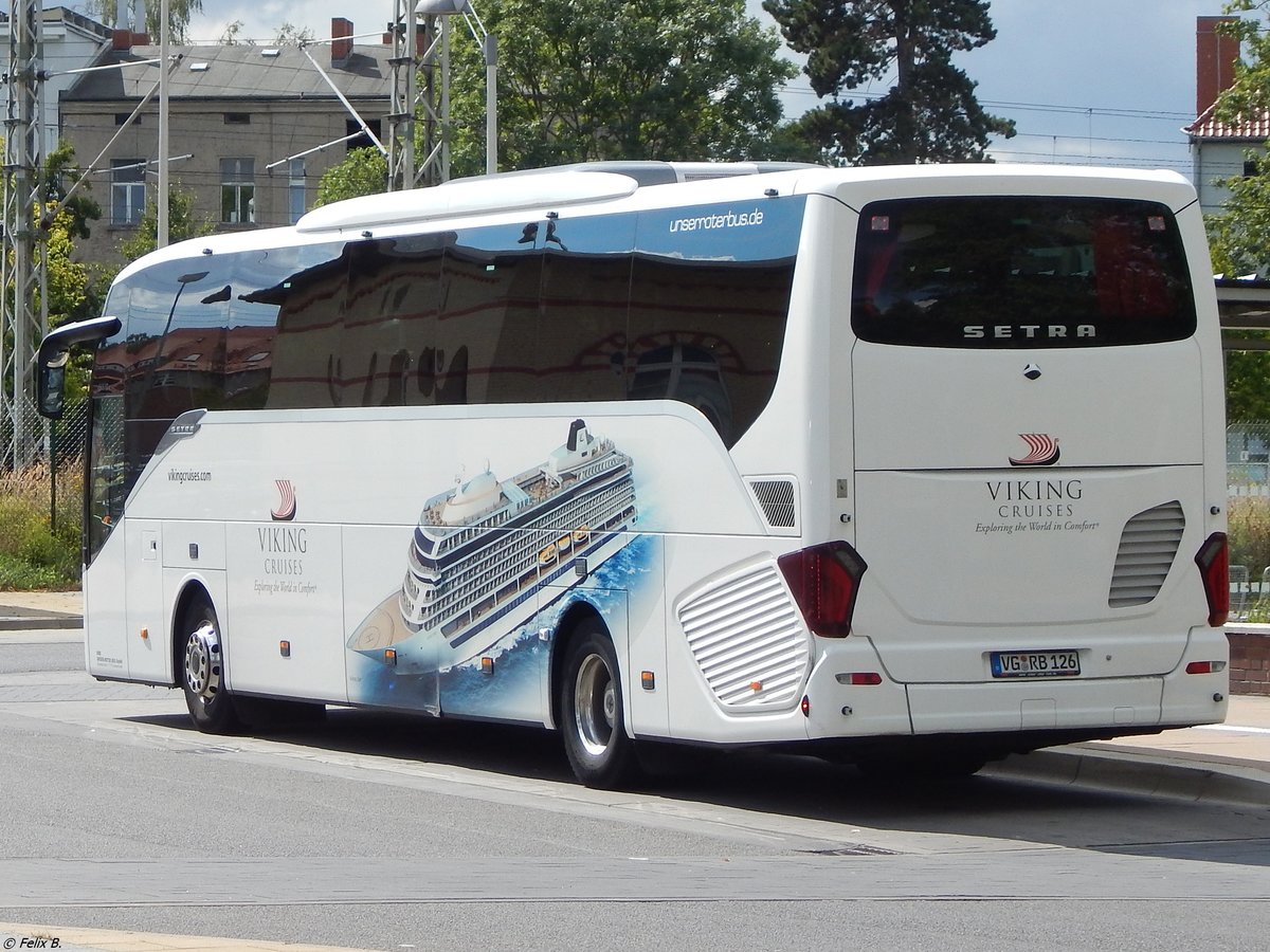 Setra 516 HD von URB aus Deutschland in Greifswald.