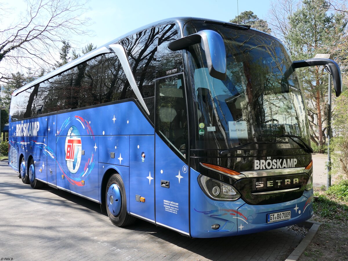 Setra 516 HDH von Bröskamp aus Deutschland in Binz.