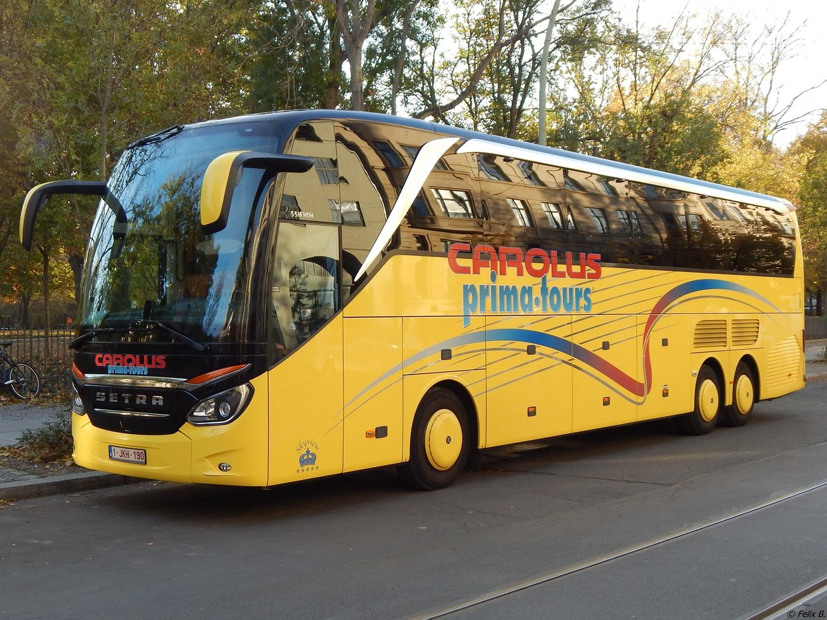 Setra 516 HDH von Carolus Prima-Tours aus Belgien in Berlin. 