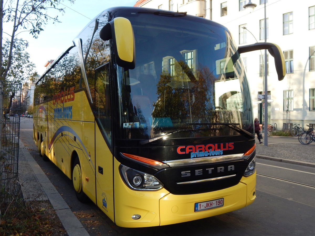 Setra 516 HDH von Carolus Prima-Tours aus Belgien in Berlin. 