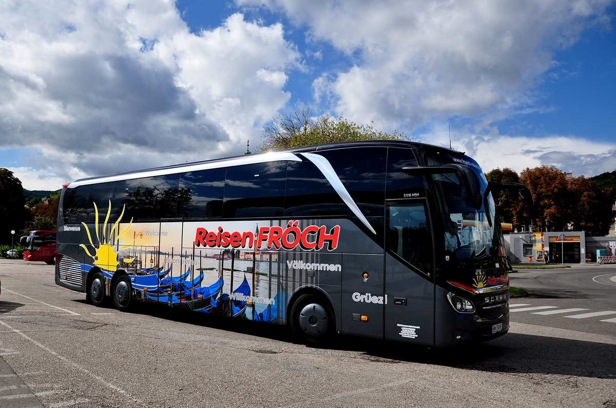 Setra 516 HDH von FR�CH Reisen aus �sterreich in Krems.