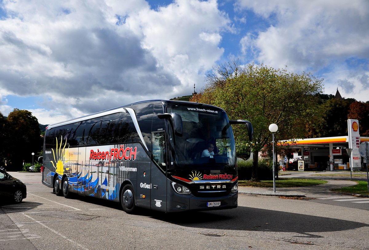 Setra 516 HDH von FR�CH Reisen aus �sterreich in Krems.
