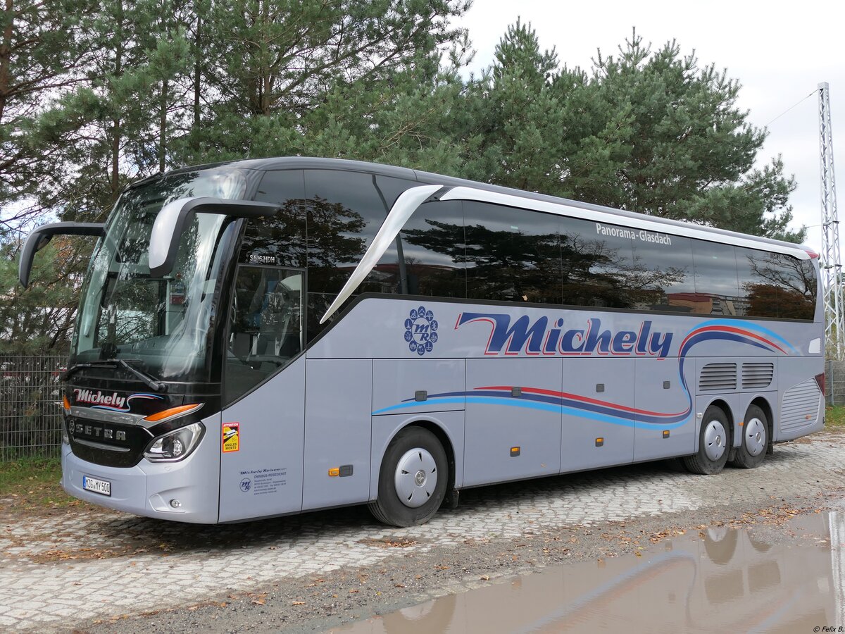 Setra 516 HDH von Michely aus Deutschland in Binz.