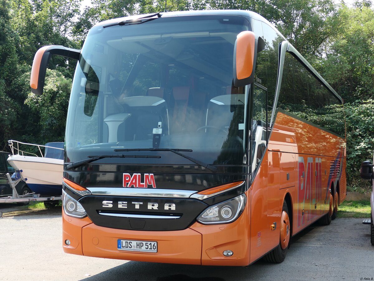 Setra 516 HDH von Palm aus Deutschland in Binz.