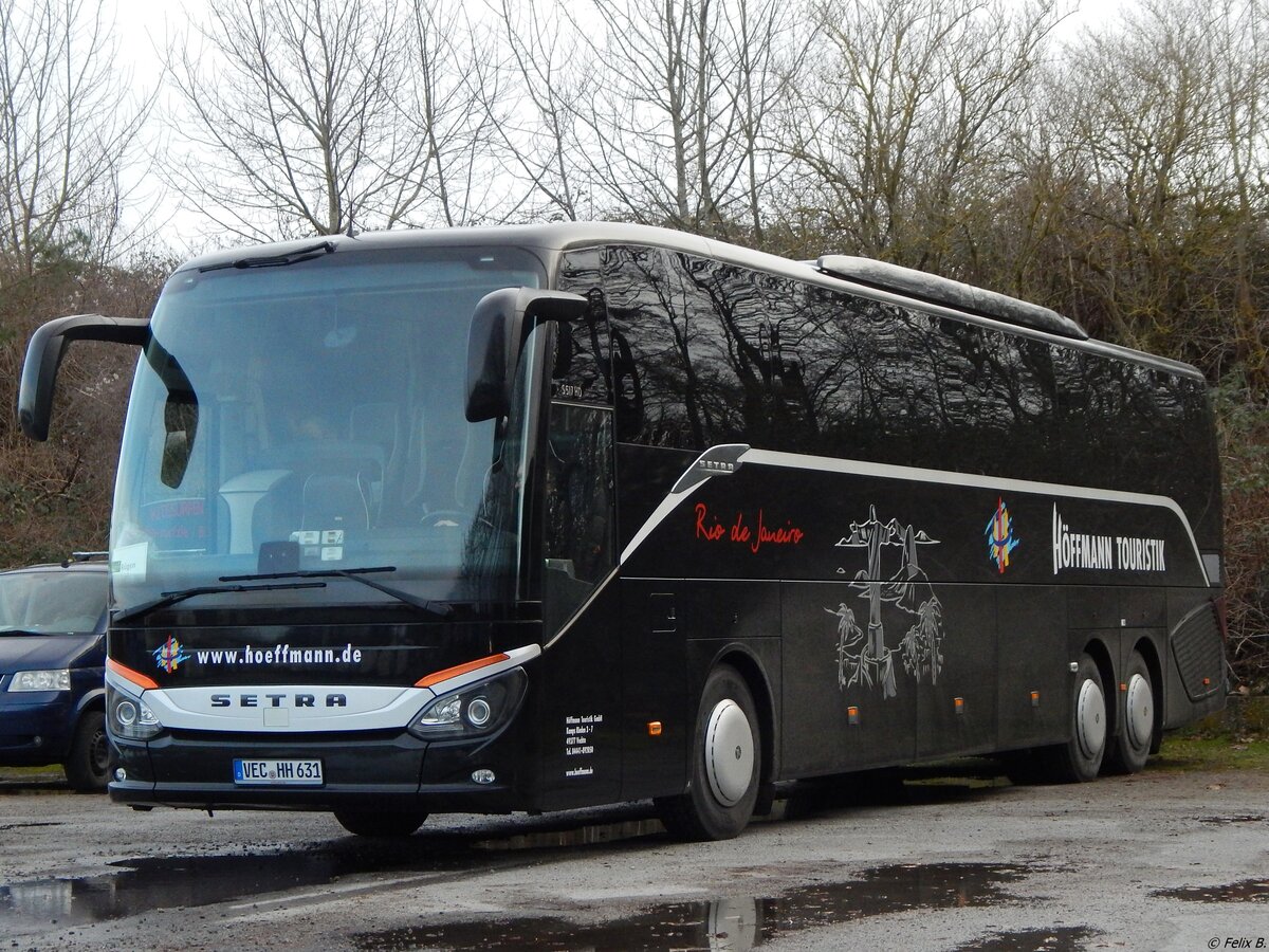 Setra 517 HD von H�ffmann Touristik aus Deutschland in Binz. 