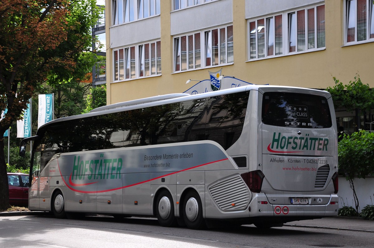 Setra 517 HD von Hofst�tter Reisen aus �sterreich im Juni 2015 in Krems.