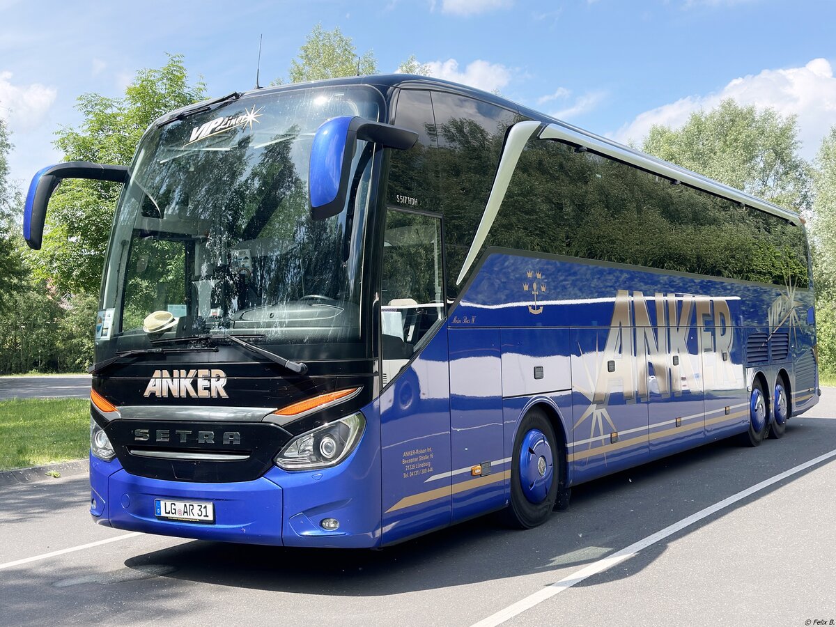 Setra 517 HDH von Anker aus Deutschland in Plau am See.