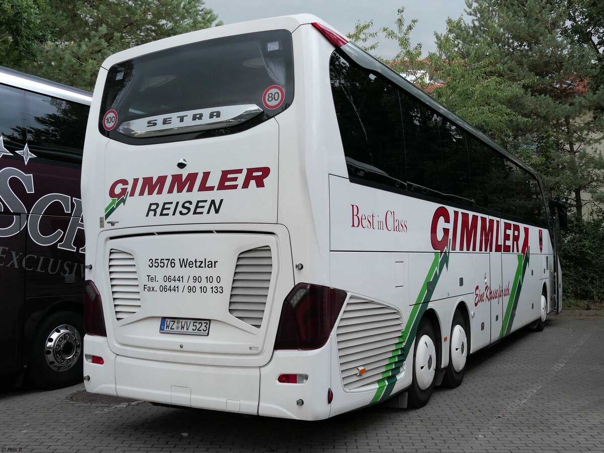 Setra 517 HDH von Gimmler aus Deutschland in Binz.