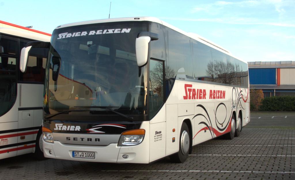 Setra Reisebus der Fa. Strier, Ibbenb�ren, am 26.10.2014.