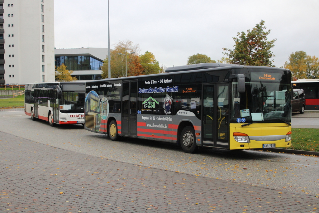 SEV abgestellt am 31.10.2023 in H�he Rostock Hauptbahnhof/S�d
