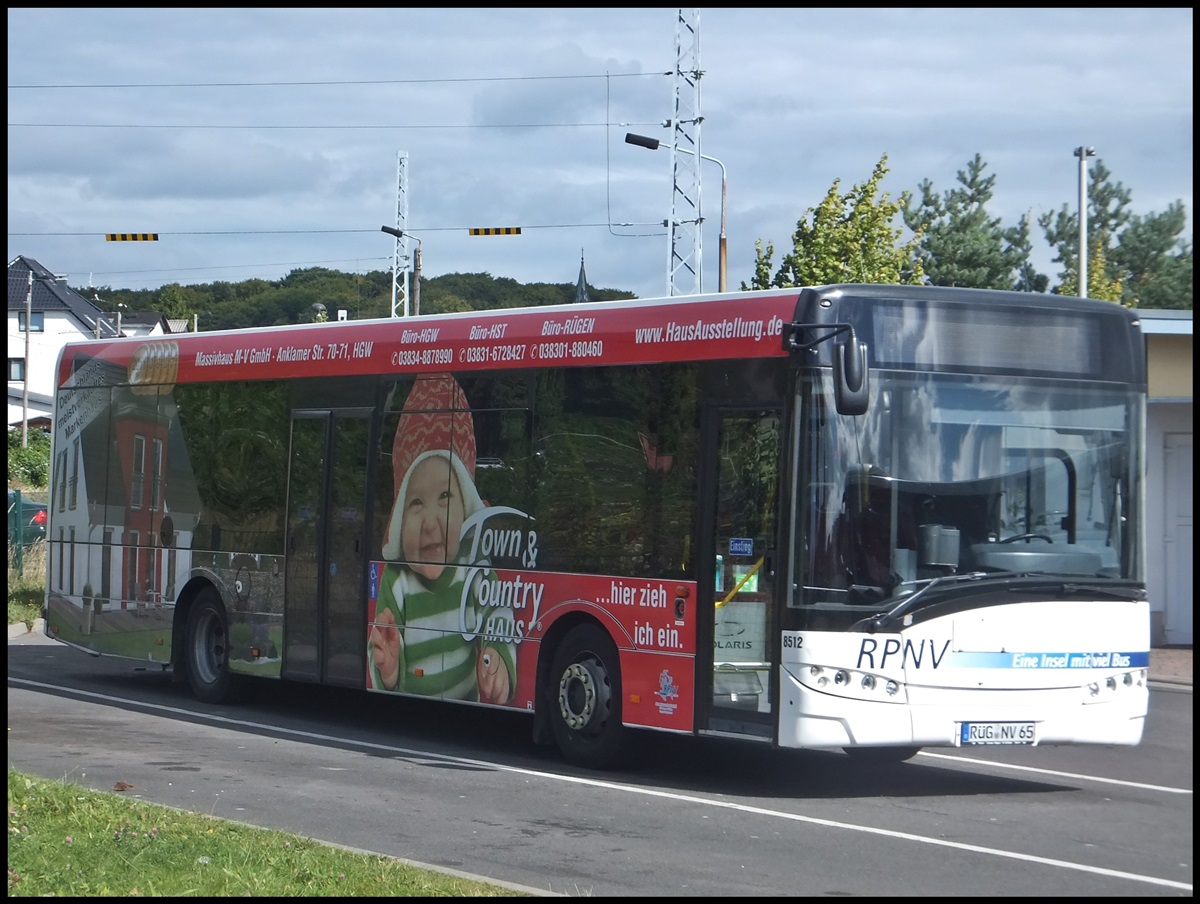 Solaris Urbino 12 der RPNV in Sassnitz.
