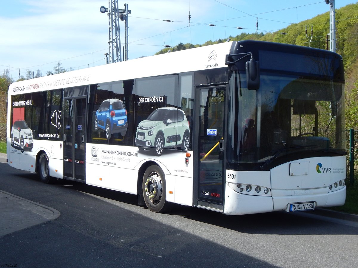 Solaris Urbino 12 der VVR in Sassnitz. 