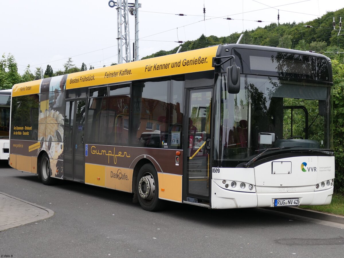 Solaris Urbino 12 der VVR in Sassnitz. 