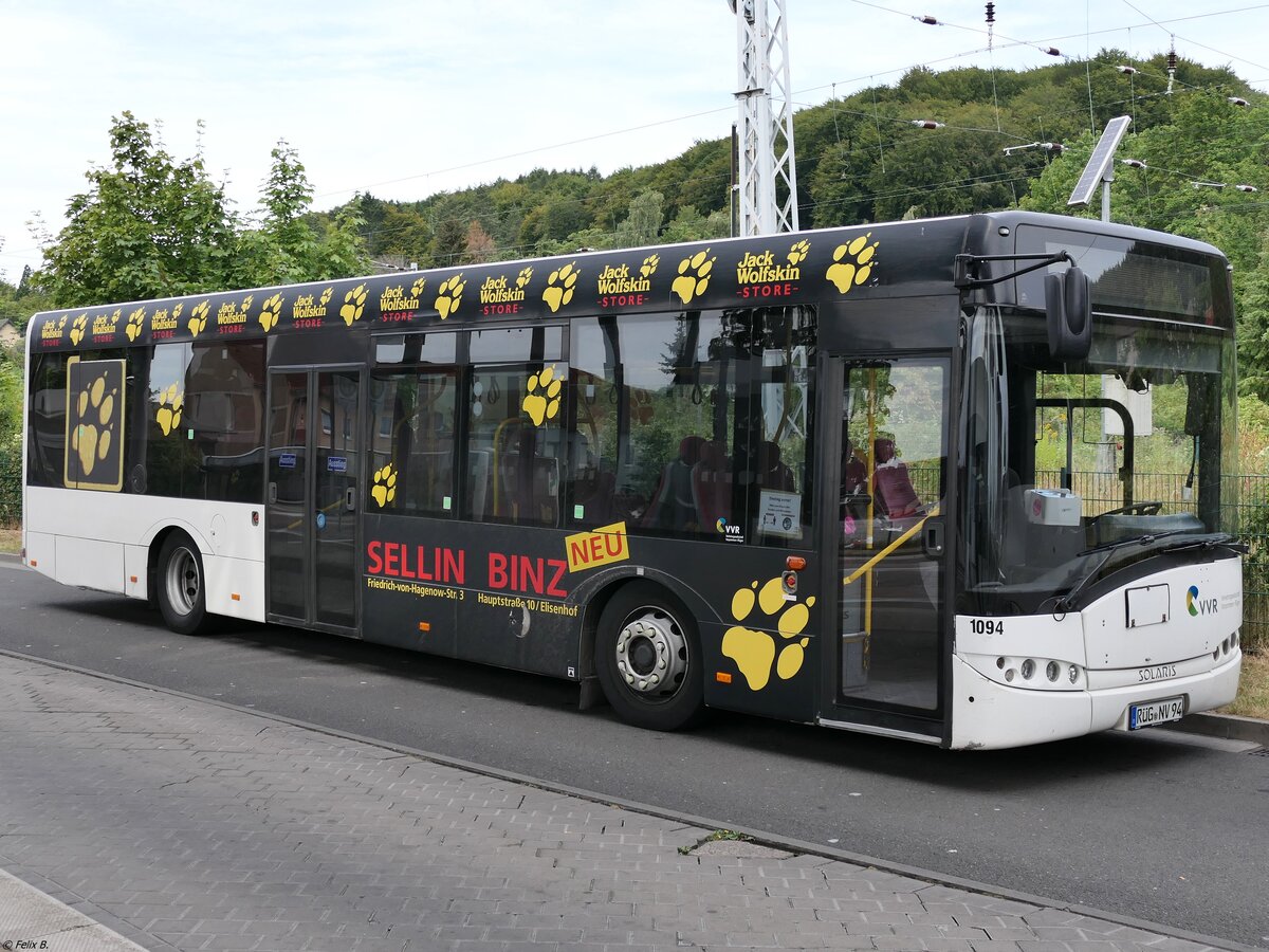 Solaris Urbino 12 der VVR in Sassnitz. 