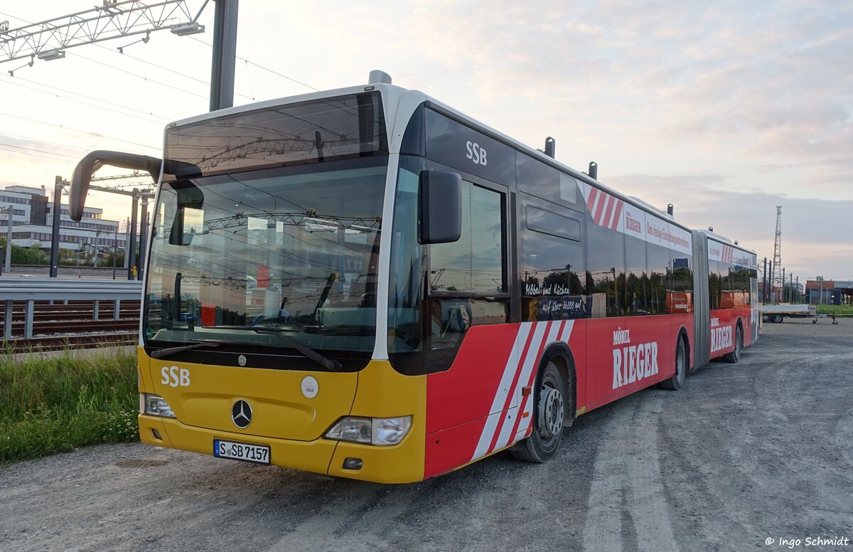 Stuttgarter Straßenbahnen (SSB) | Nr. 7157 | S-SB 7157 | Mercedes-Benz Citaro Facelift G | 15.05.2020 in Stuttgart