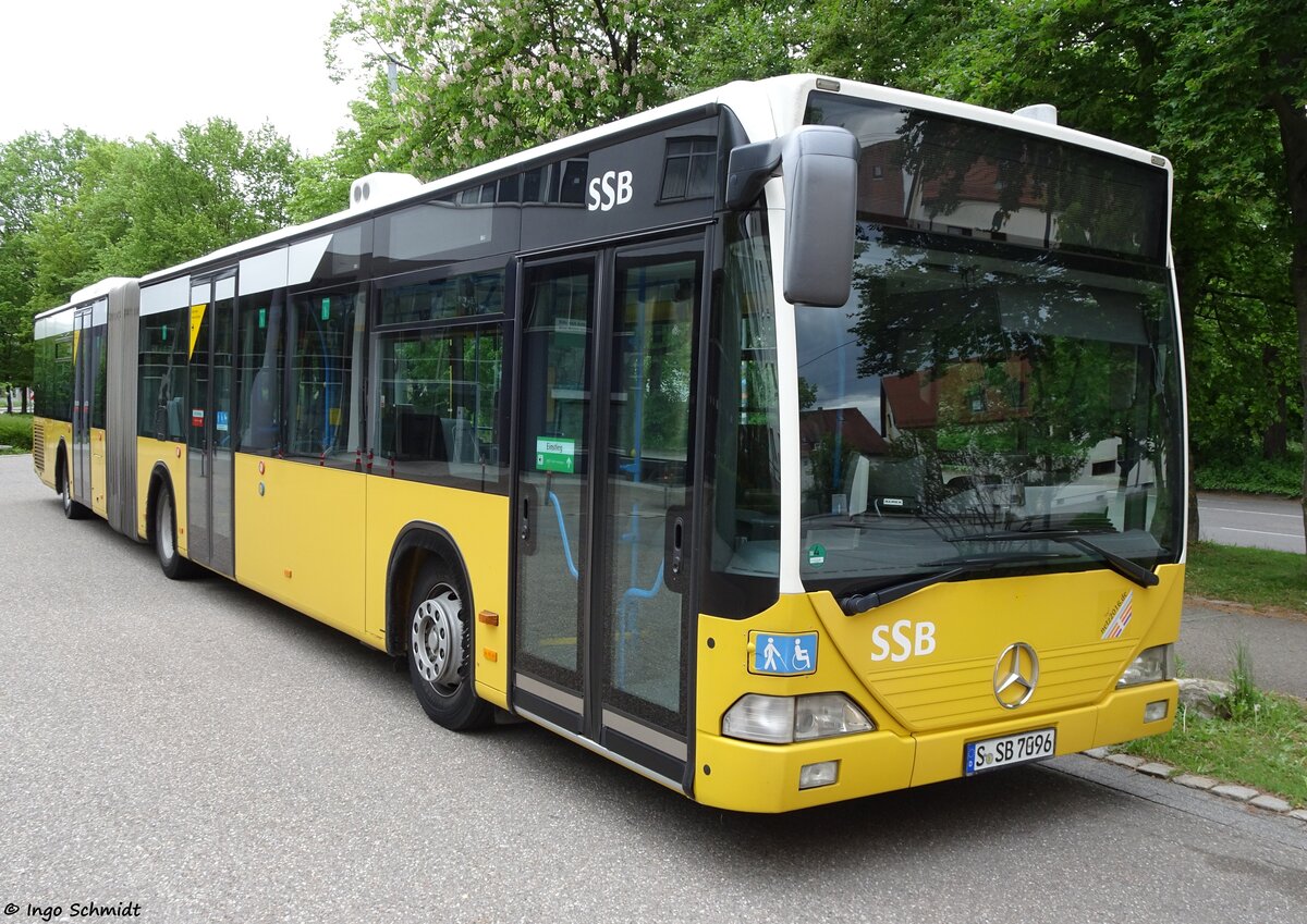 Stuttgarter Straßenbahnen (SSB) | Nr. 7096 | S-SB 7096 | Mercedes-Benz Citaro G | 15.05.2016 in Stuttgart