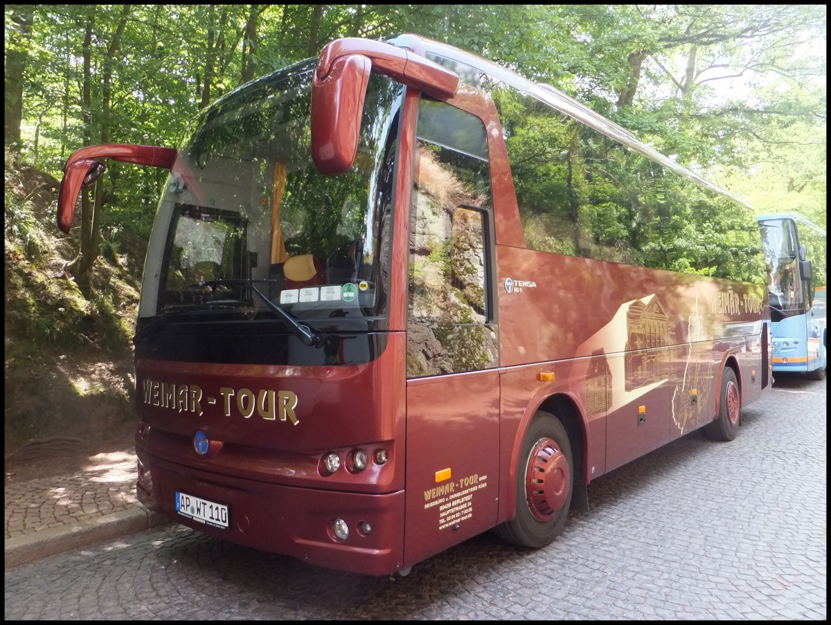 Temsa MD9 von Weimar-Tour aus Deutschland bei der Wartburg.