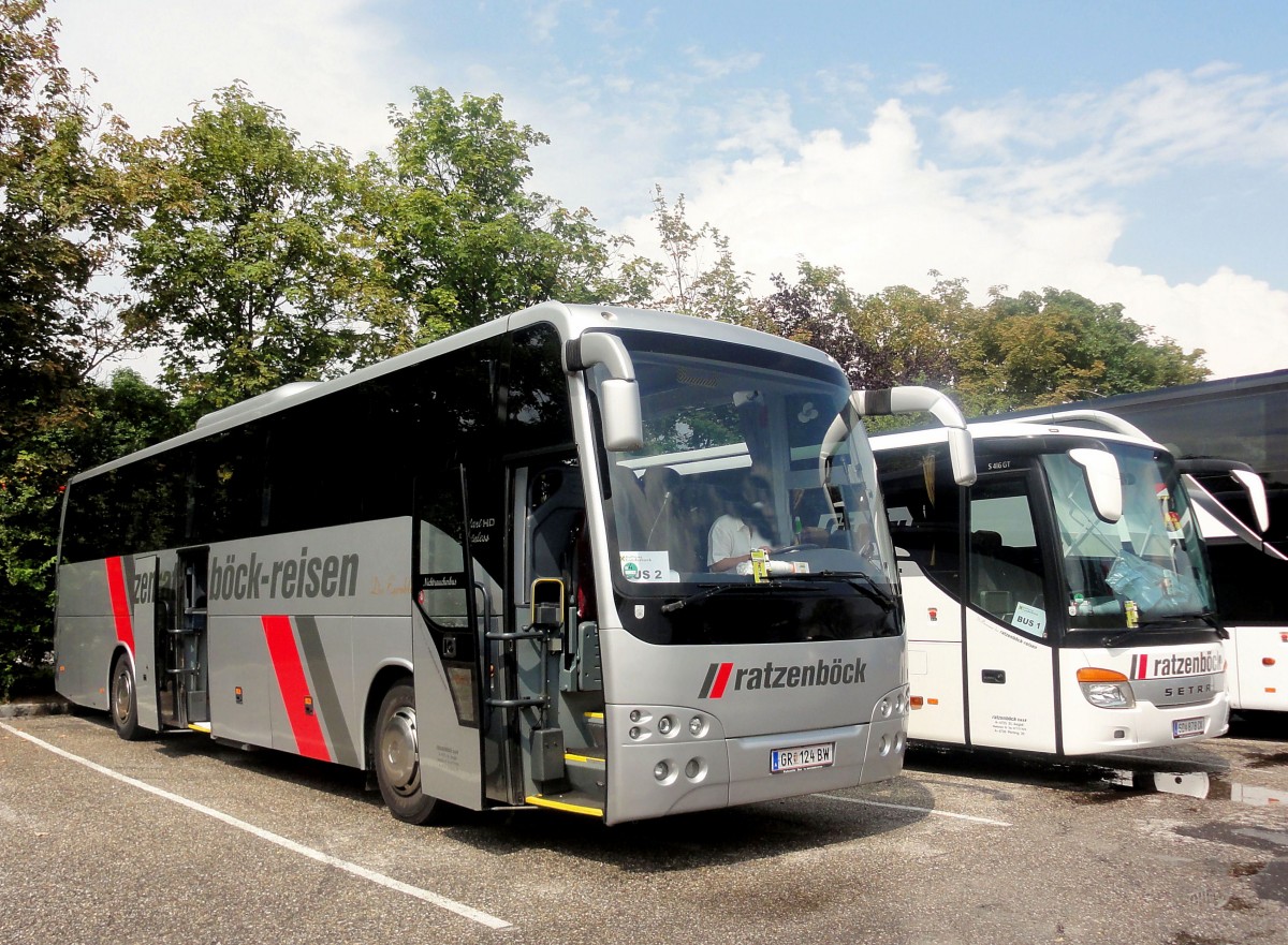 TEMSA SAFARI HD Stainless von RATZENB�CK/�sterreich am 6.7.2013 in Krems.