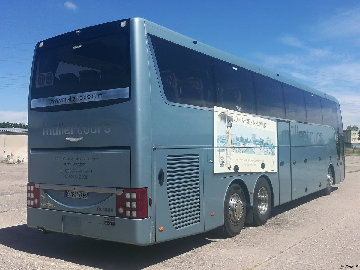 Van Hool T917 von M�ller Tours aus Deutschland in Neubrandenburg.