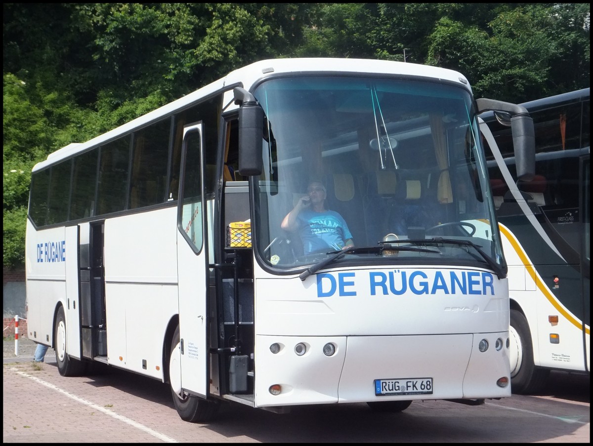 VDL Bova Futura von De R�ganer aus Deutschland im Stadthafen Sassnitz.