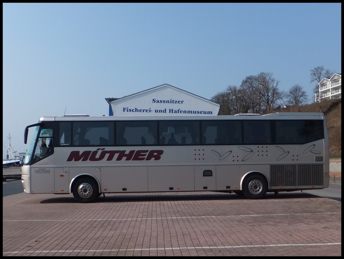 VDL Bova Futura von M�ther aus Deutschland im Stadthafen Sassnitz.