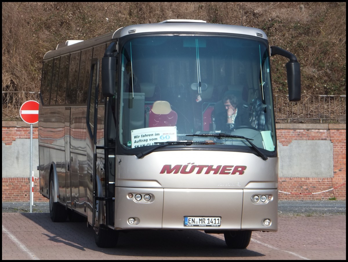 VDL Bova Futura von M�ther aus Deutschland im Stadthafen Sassnitz.