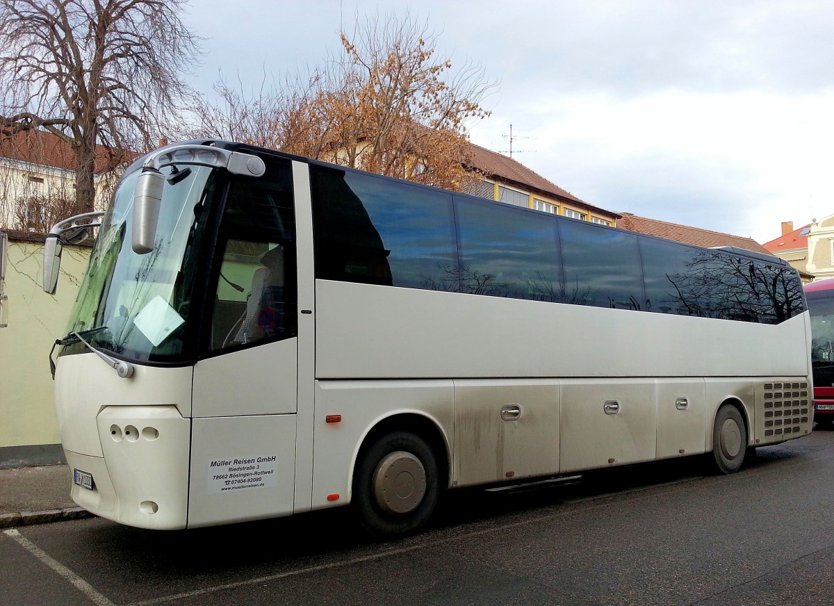 VDL BOVA von M�ller Reisen/BRD im Dez.2013 in Krems gesehen.