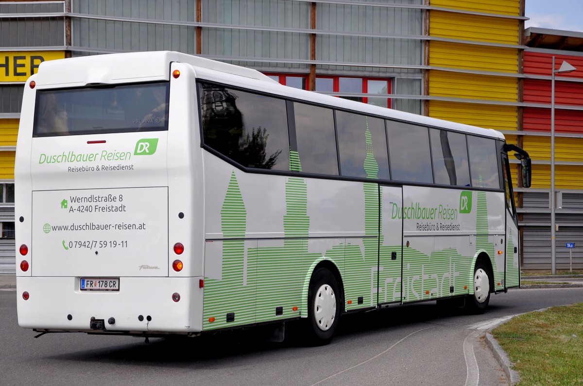VDL BOVA vom Reiseb�ro DUSCHLBAUER / �sterreich im Juli 2013 in Krems unterwegs.