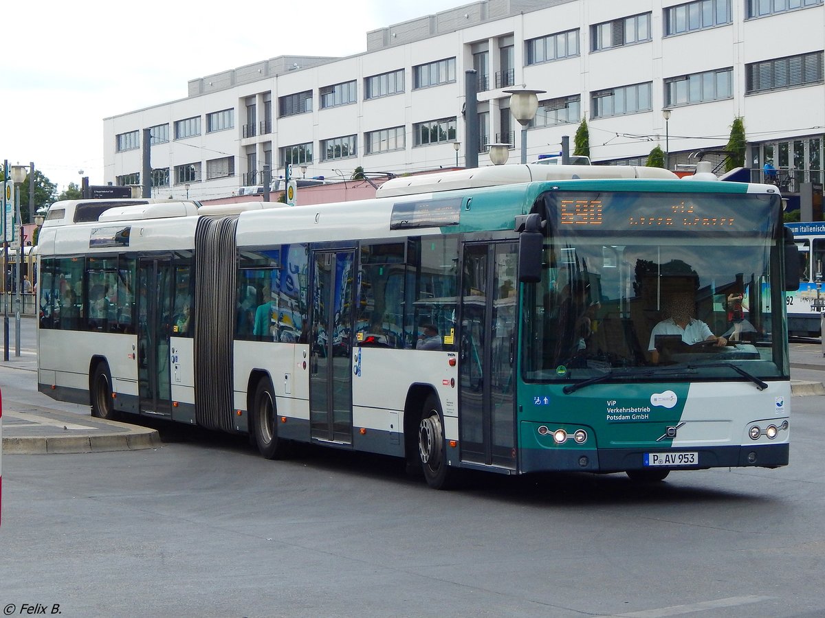 Volvo 7700 vom Verkehrsbetrieb Potsdam in Potsdam.