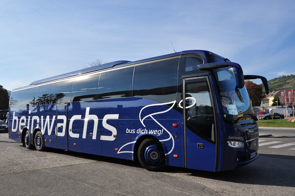VOLVO 9700 von Beinwachs Reisen aus Nieder�sterreich in Krems gesehen.