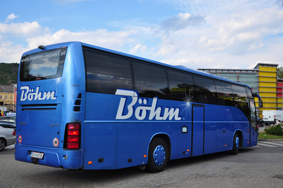 Volvo 9700 von B�hm Reisen aus �sterreich in Krems.