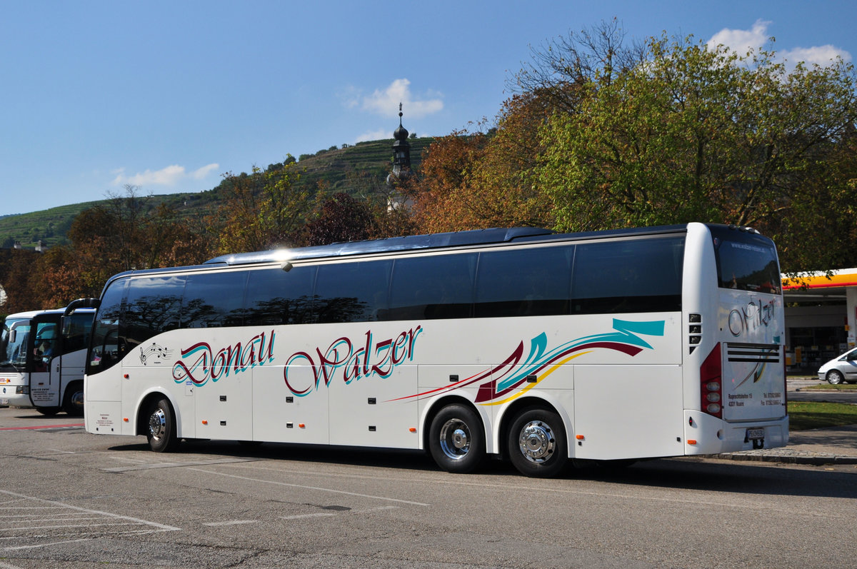 Volvo 9700 vom Busunternehmen WALZER aus �sterreich in Krems. 