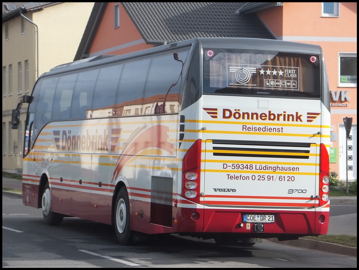 Volvo 9700 von D�nnebrink aus Deutschland in Bergen.
