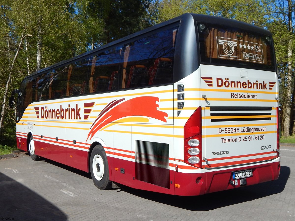 Volvo 9700 von Dönnebrink aus Deutschland in Binz. 