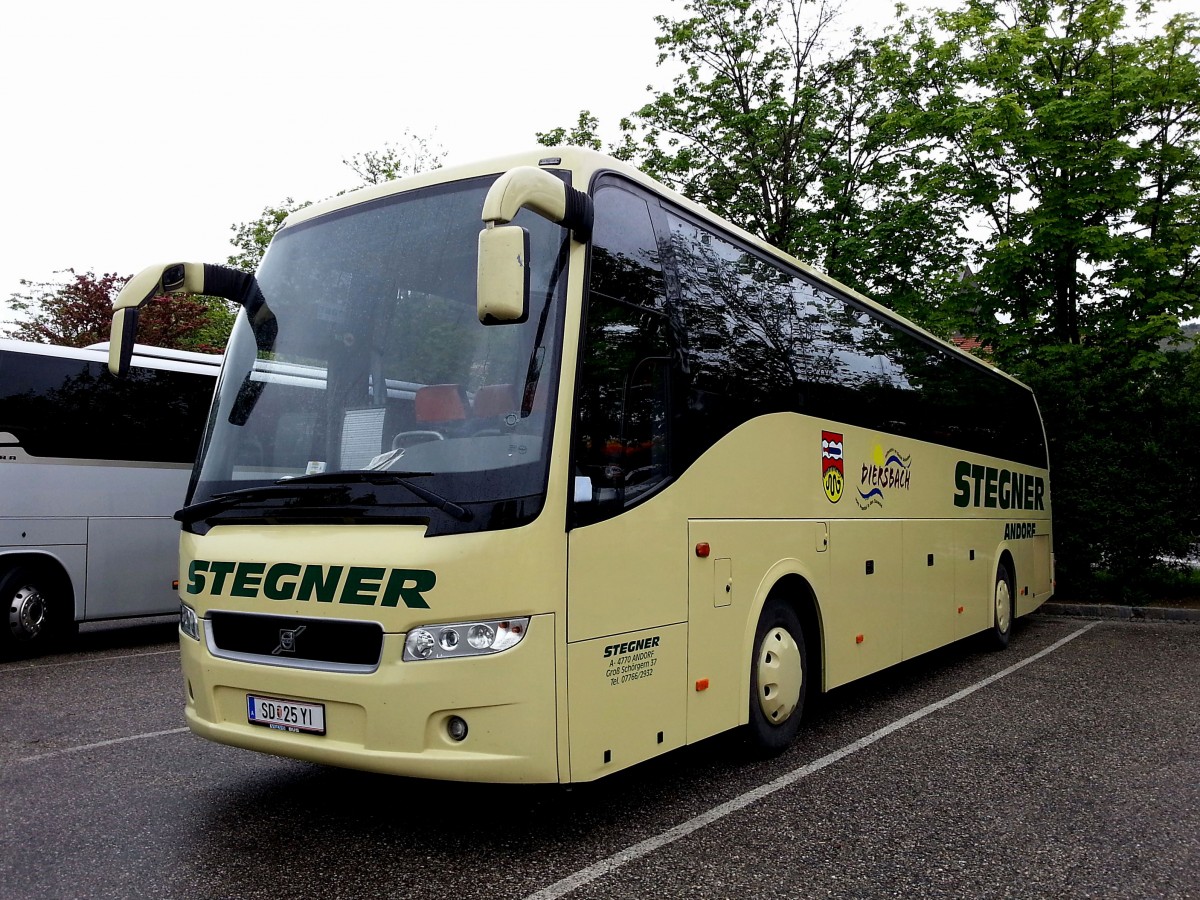 Volvo 9700 von Stegner Reisen/�sterreich im Mai 2014 in Krems.