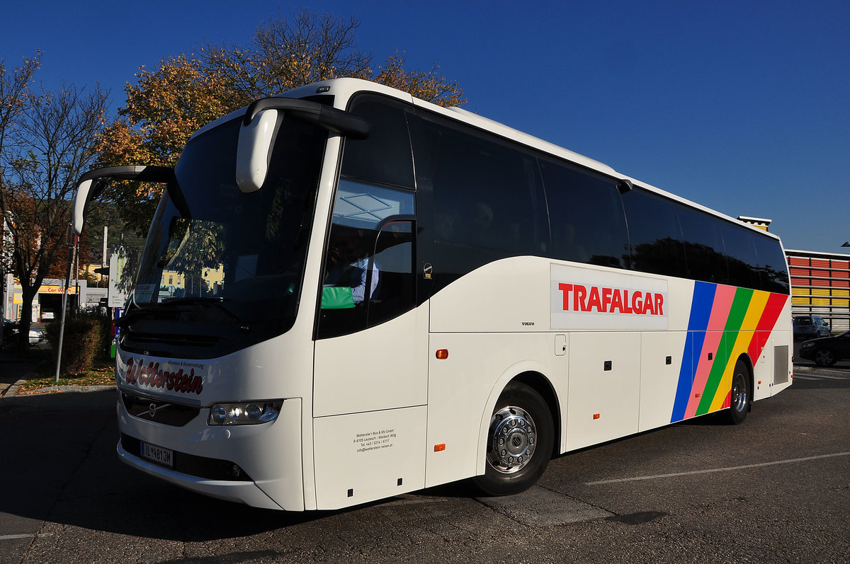 Volvo 9700 von Wetterstein Reisen aus �sterreich in Krems gesehen.