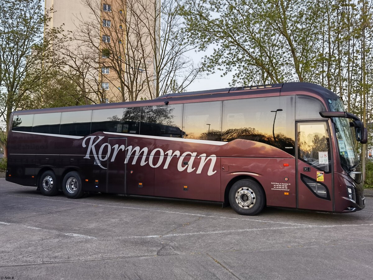 Volvo 9900 von Kormoran aus Polen in Neubrandenburg.