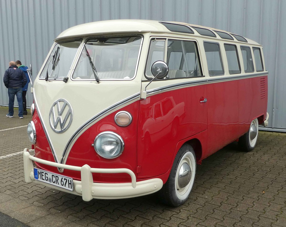 VW T 1 Samba, gesehen bei der Technorama Kassel im M�rz 2019