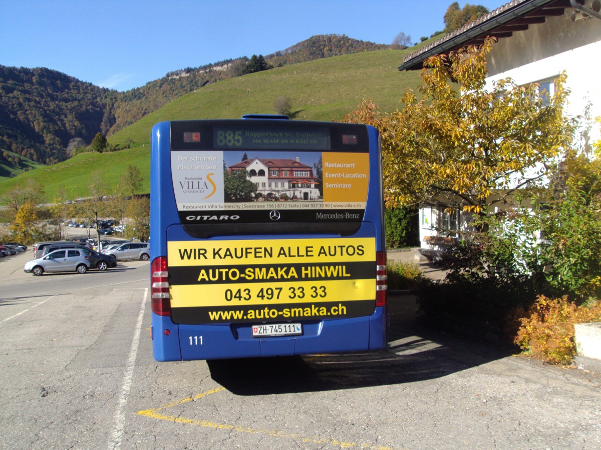 VZO-Mercedes Citaro NR.111 Baujahr 2008 in Atzm�nnig,Schutt am 19.10.13