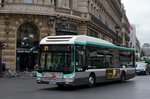RATP MAN Lion´s City Hybrid WN 9978 als Linie 21 kurz vor der Haltestelle Op�ra, 17.07.2015  