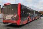 MAN Lion`s City der DB Regio Bus Mitte aus Mainz steht am HBF Wiesbaden im Dezember 2025