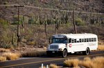 International Sch�lerbus in der Baja California Sur/Mexico gesehen.