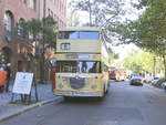 B�ssing D2U (Doppeldeckbus mit 2 Achsen und Unterflurmotor) der Traditionsbus GmbH Berlin am 30.